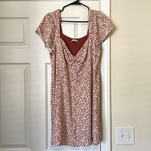 Knot front mini dress